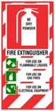 Dry Powder BE Fire Extinguisher Blazon
